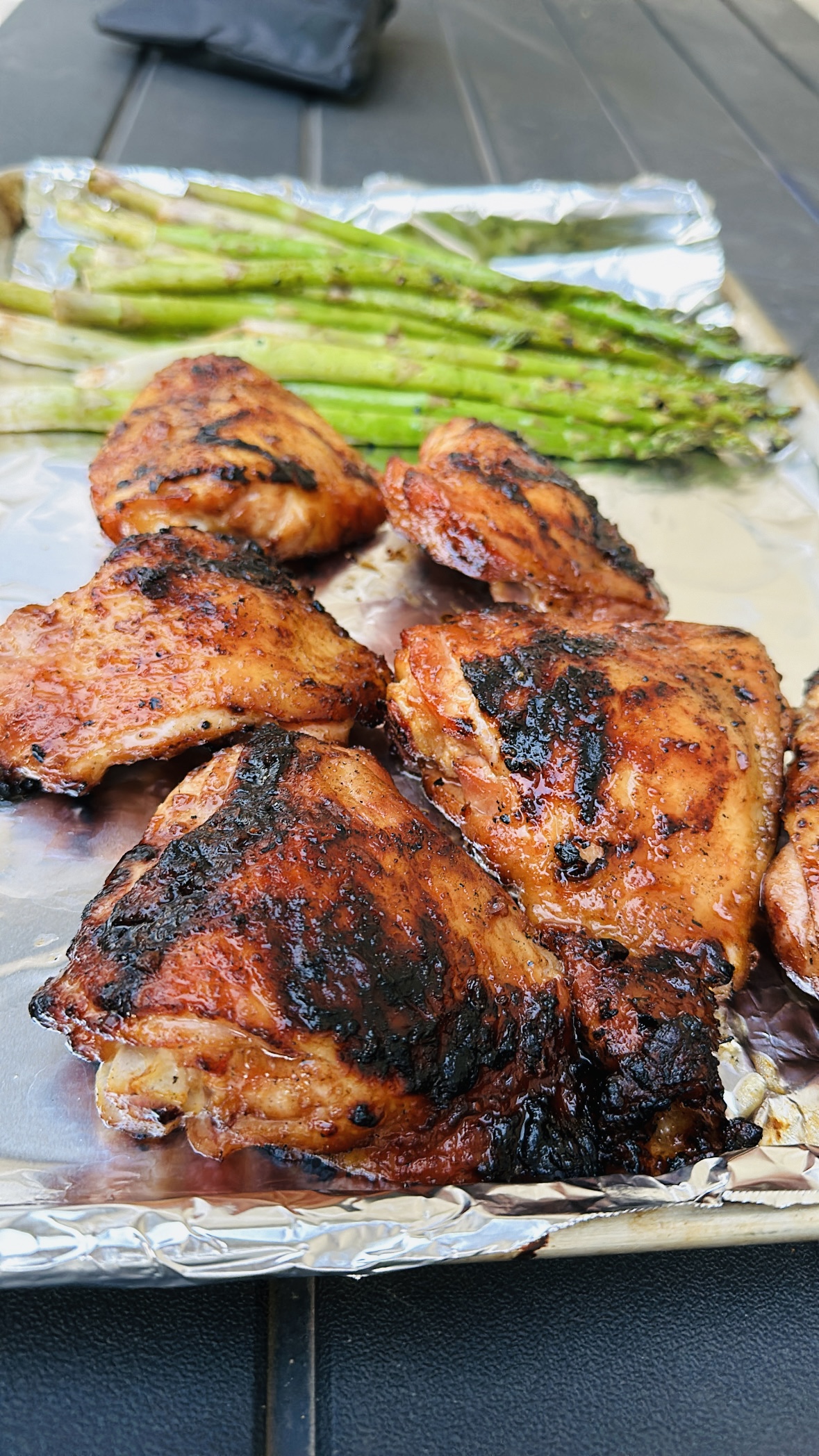 Grilled Asian Chicken Thighs