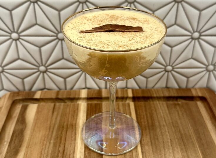 Best Eggnog Cocktail Recipe with 3 Ingredients 