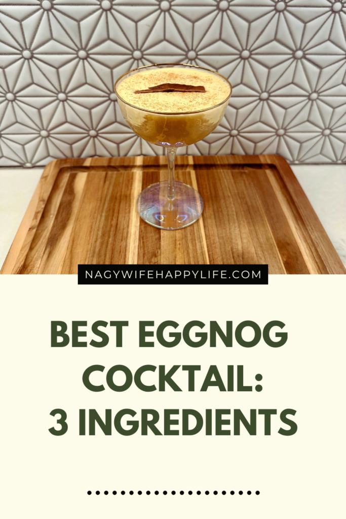 3 ingredient eggnog cocktail